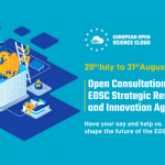 EOSC: consultazione sulla Strategic Research and Innovation Agenda